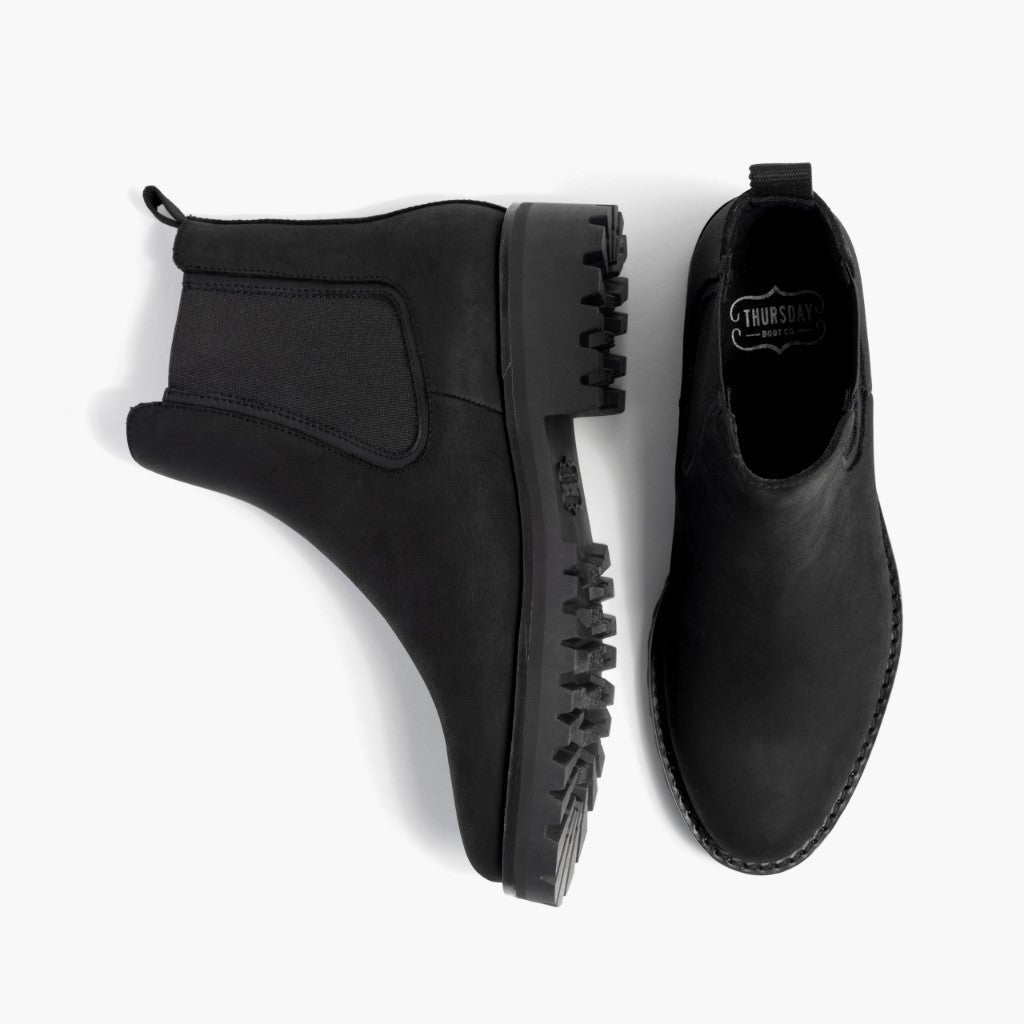 Isla | Rugged Leather Chelsea Boots