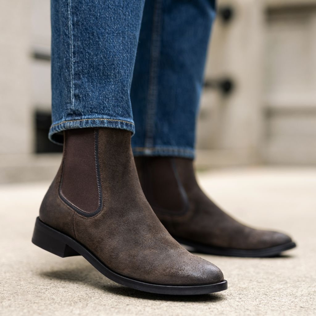 Rosalie | Refined Suede Chelsea Boots