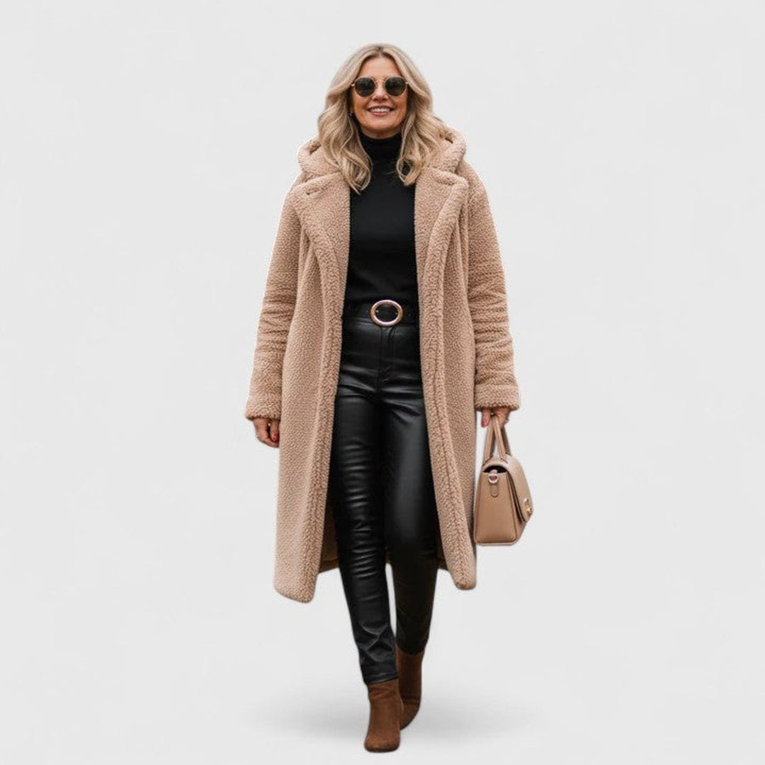 Isla | Relaxed Teddy Coat Women Oversized Open Front