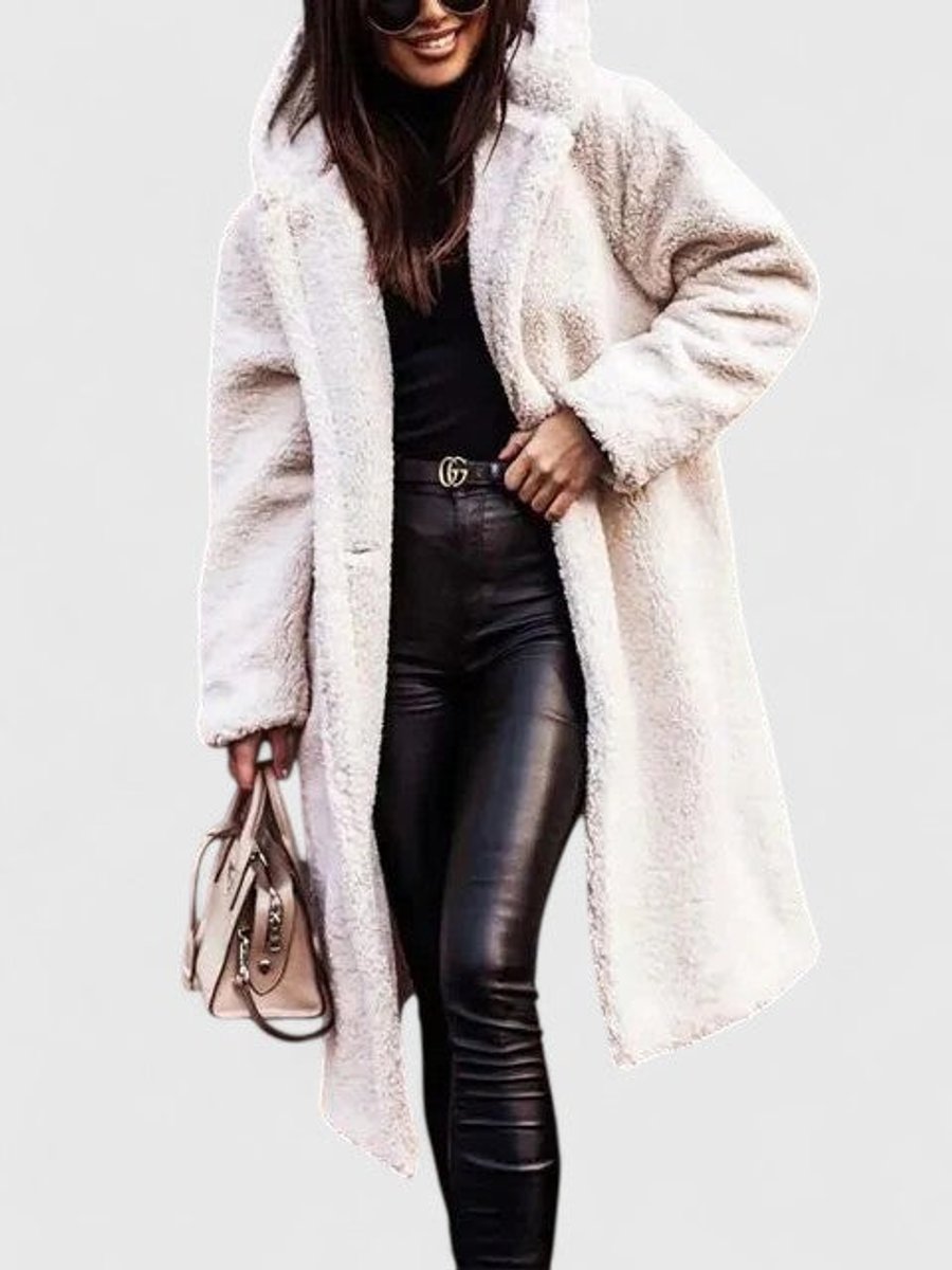 Isla | Relaxed Teddy Coat Women Oversized Open Front