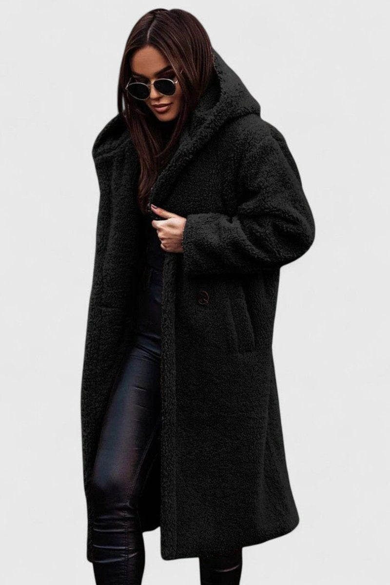 Isla | Relaxed Teddy Coat Women Oversized Open Front