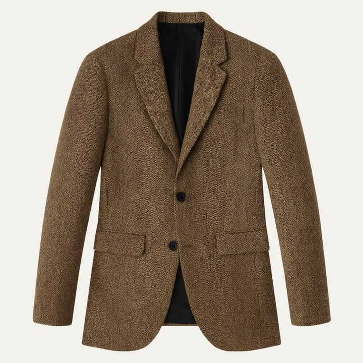 Harold | Refined Herringbone Wool Blazer Tailored