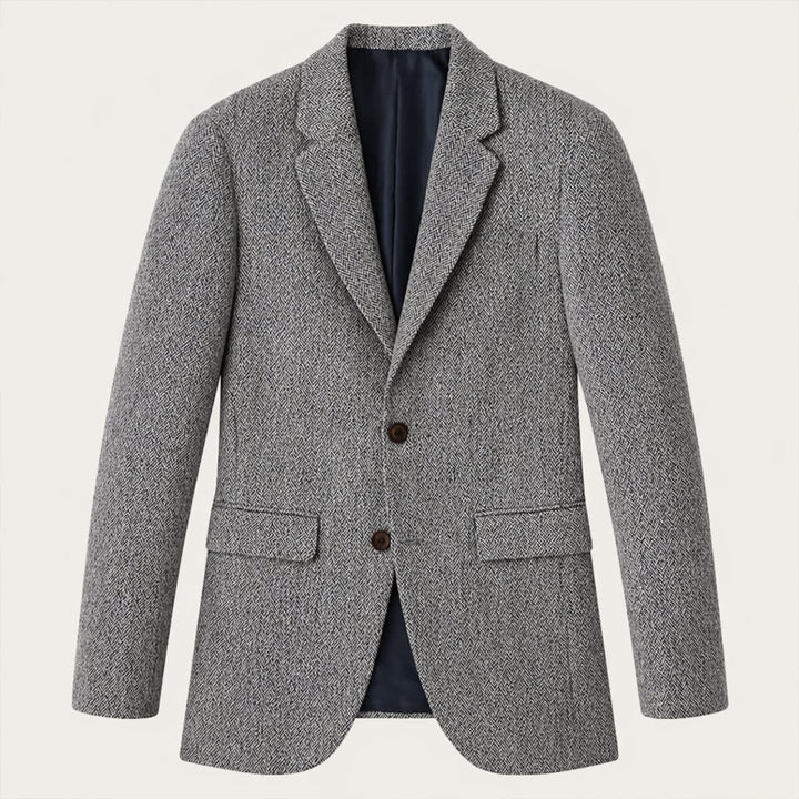 Harold | Refined Herringbone Wool Blazer Tailored