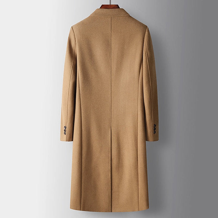 Bertrand | Refined Double-Breasted Camel Overcoat