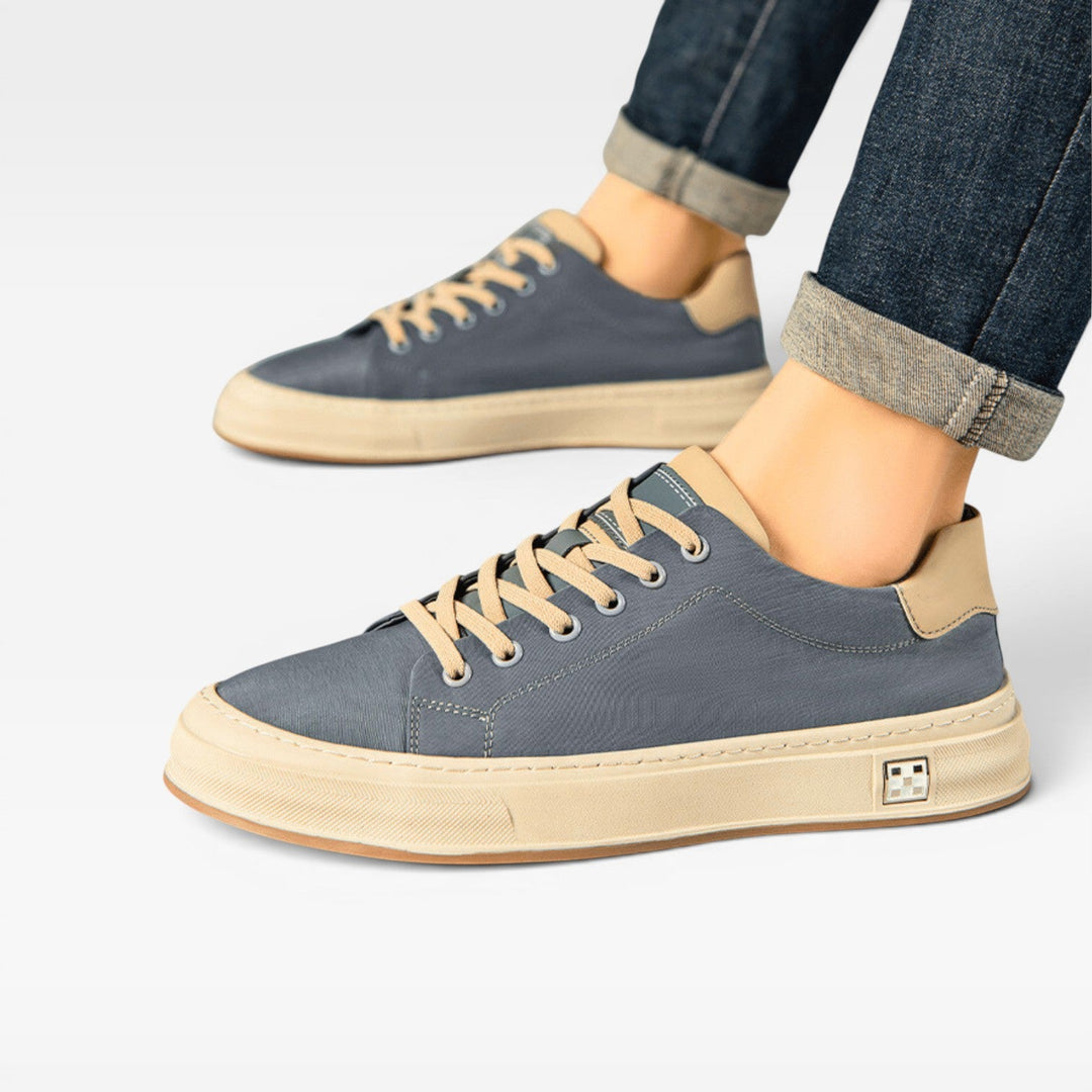 Digby | Smart Canvas Cupsole Trainers Contrast Trim