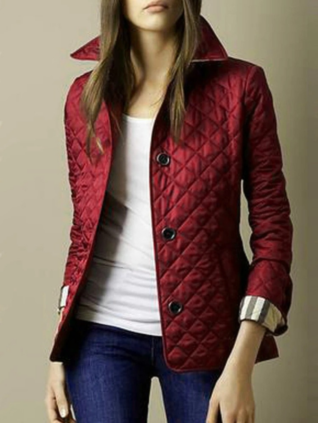Avery | Chic Leopard Print Quilted Jacket