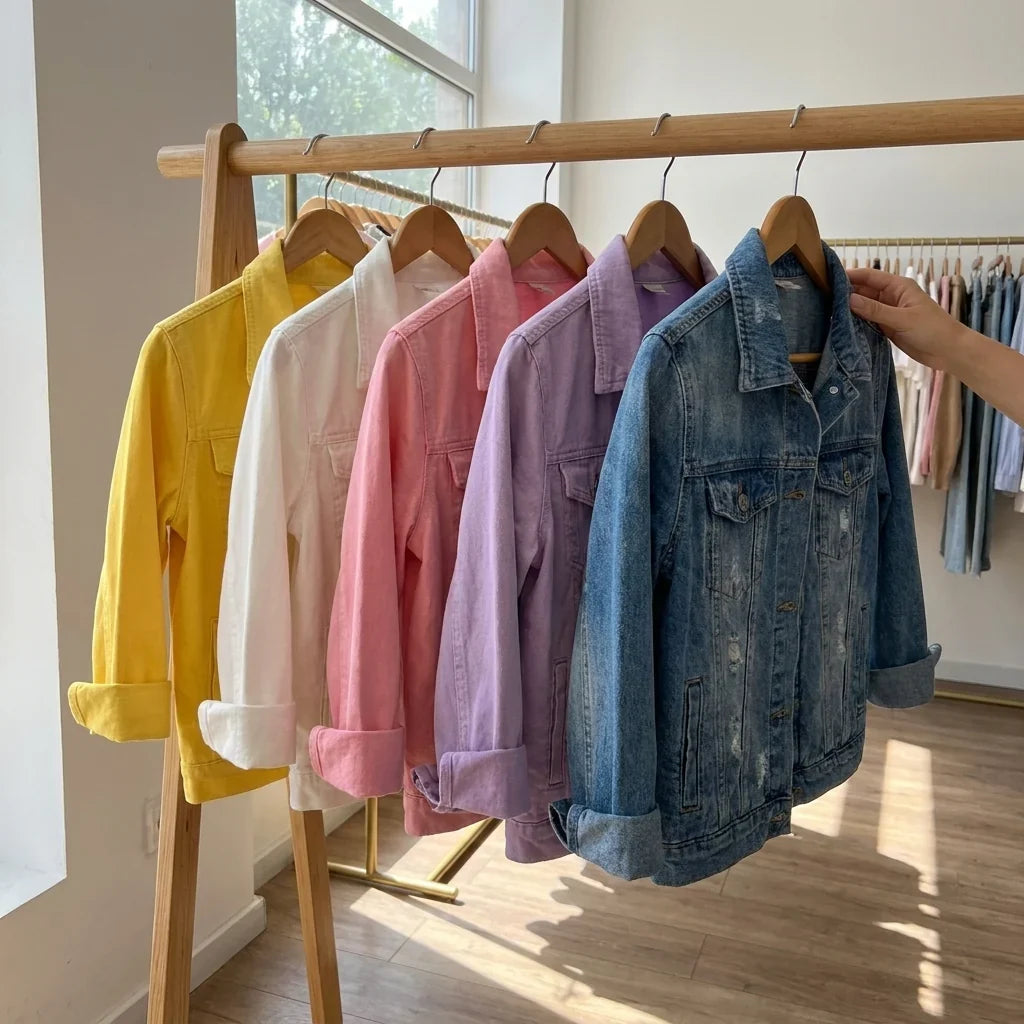 Margot | Effortless Cropped Denim Jacket for Women