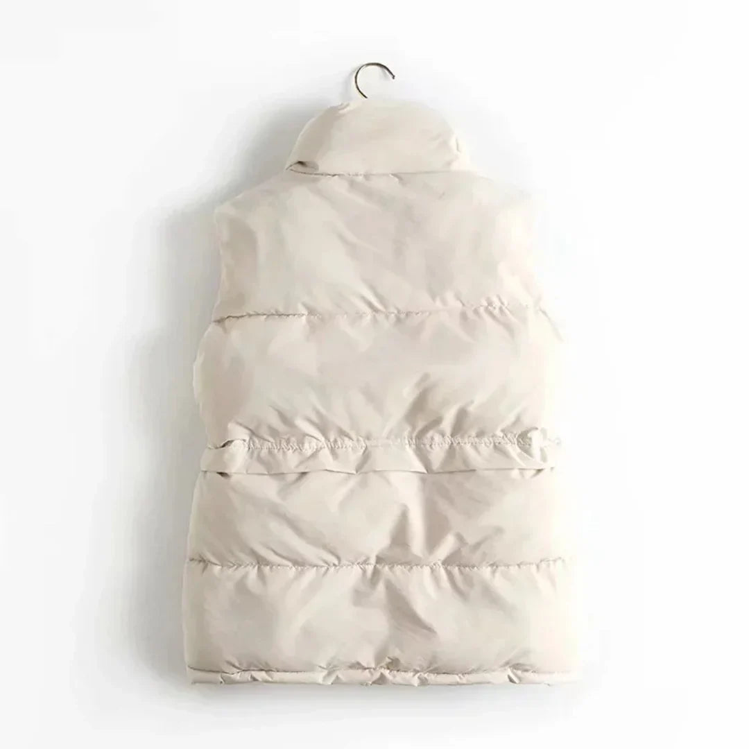 Wren | Cosy Quilted Stand-Collar Puffer Gilet