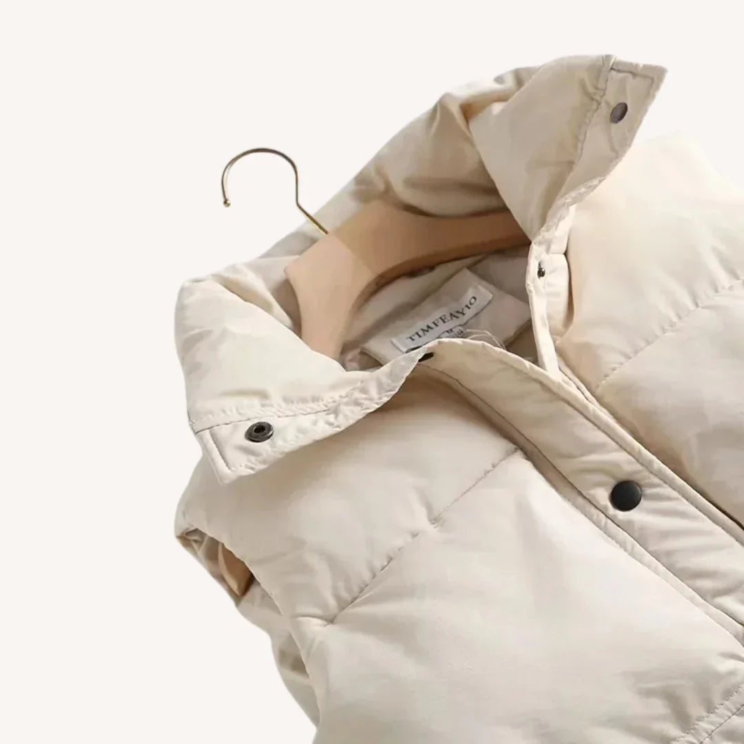 Wren | Cosy Quilted Stand-Collar Puffer Gilet