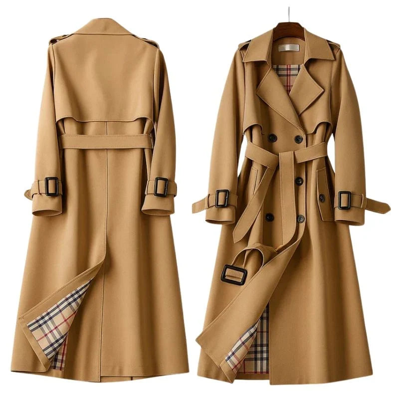 Aurelia | Timeless Double-Breasted Belted Trench Coat