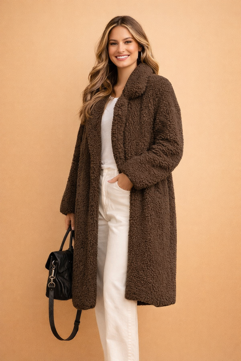 Cecily | Cosy Faux Fur Teddy Coat