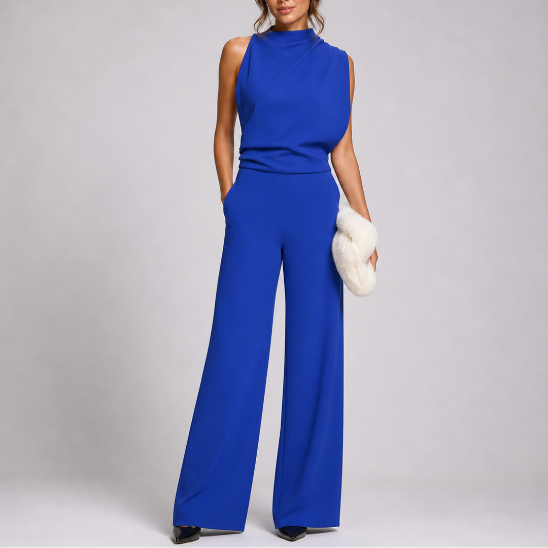 Tallulah | Modern Sleeveless Wide Leg Jumpsuit for Women