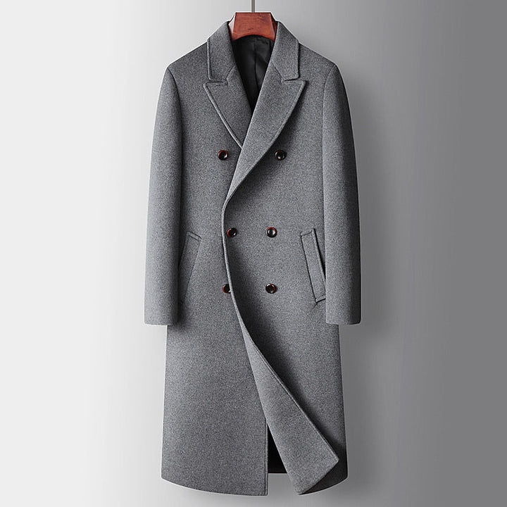 Bertrand | Refined Double-Breasted Camel Overcoat